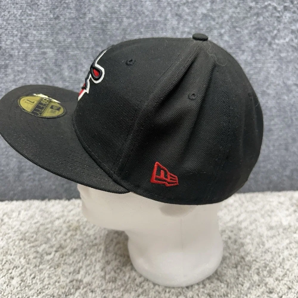 New Era Baltimore Orioles black fitted hat cap men's size 7.5‎ (misprint) DIRTY